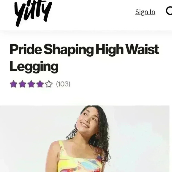 Yitty Pride Shaping High Waisted Leggins - Picture 2 of 7